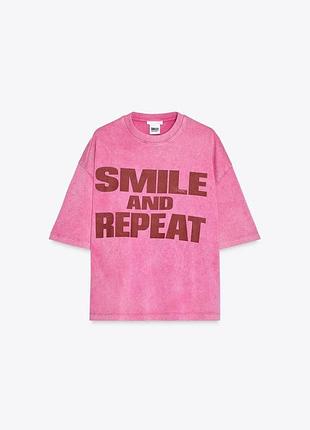 Футболка женская розовая вареная zara new3 фото