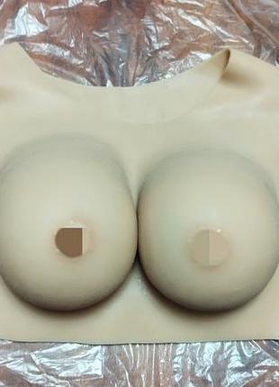 Силиконовая накладная грудь чашка с наполнитель силикон