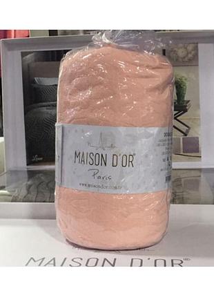 Простынь махровая - на резинке. турция. maison d' or.