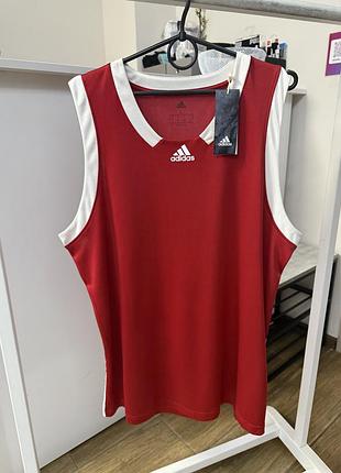 Спортивна майка adidas оригінал  червона