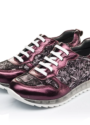 Кожаные кроссовки woopy orthopedic ( турция)