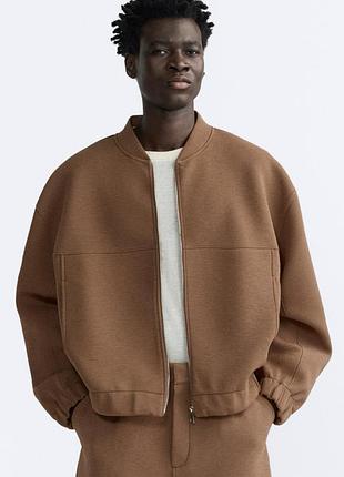 Бомбер zara s m