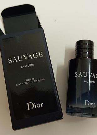 Миниатюра. dior sauvage eau forte. parfum. 10 ml.