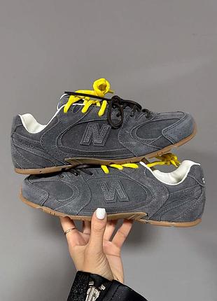 Стильні жіночі та чоловічі кросівки 530 х miu miu graphite yellow premium графітові