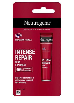 Neutrogena intense repair lip balm - відновлювальний бальзам для губ 15мл