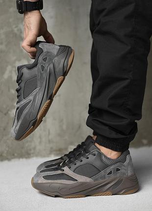 Мужские кроссовки boost brown/grey ра5048