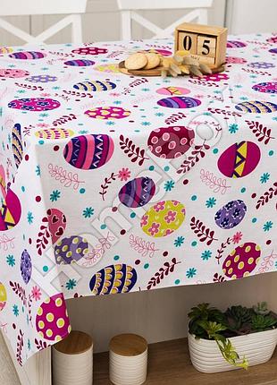 Пасхальна скатертина натуральна бавовна