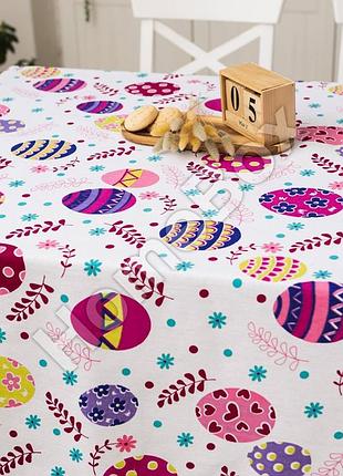 Пасхальна скатертина натуральна бавовна