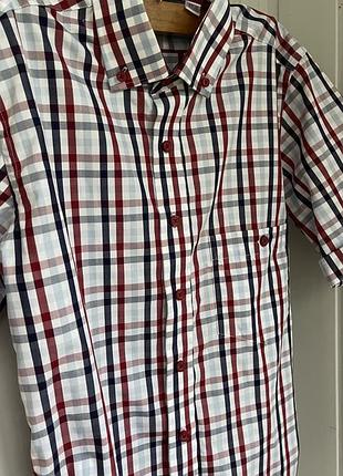 Чоловіча теніска/сорочка у клітинку