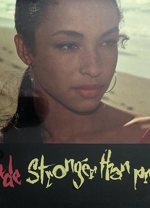 Винил sade "stronger than pride".