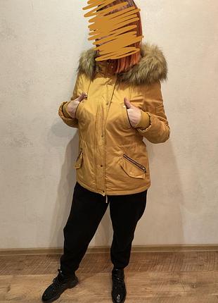 Женская парка f&f