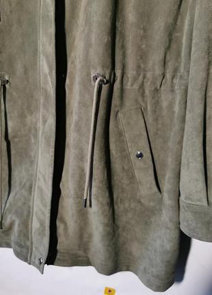 Zara trf collection замшевая куртка2 фото