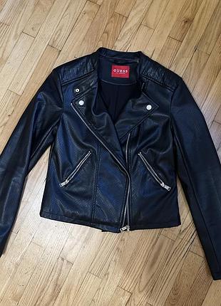 Шкірянка косуха guess оригінал. байкерська косуха