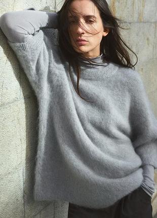 Футболка шерстяная кардиган из мохера h&m hm оригинал ✅ xs s m l xl 1274316001