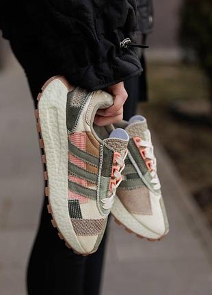 Р.36-41 кроссовки adidas retropy e5 brown green ad106