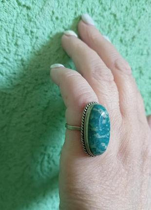 Каблочка с амазонитом, 16р.