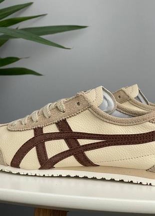 Кроссовки 1011B304 asics onitsaka tiger For 66 'beige suede brown' 1183b391-2515 фото