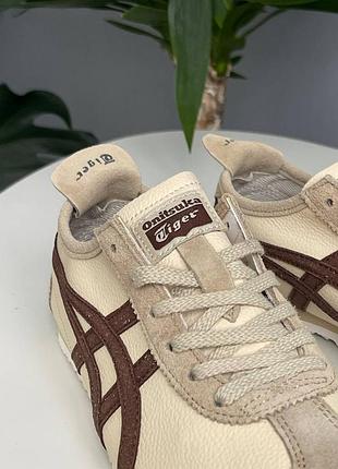 Кроссовки 1011B304 asics onitsaka tiger For 66 'beige suede brown' 1183b391-2519 фото