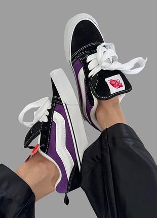 Жіночі vans knu purple / black / white premium