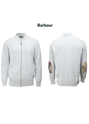 Мужская кофта с налокотниками barbour оригинал [ xl ]