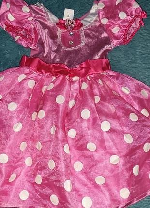 Платье минни маус дисней 7-8 лет
