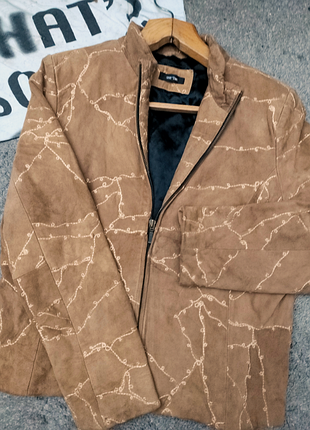 Куртка пиджак натуральный замш