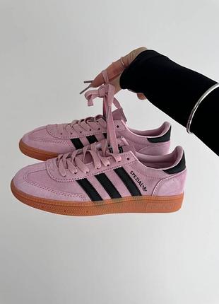 Жіночі кросівки adidas spezial handball pink premium
