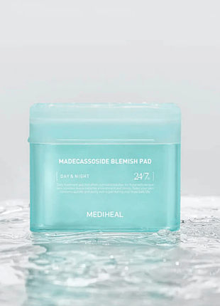 Тонер-пади для чутливої шкіри mediheal madecassoside blemish pad,  100 шт.