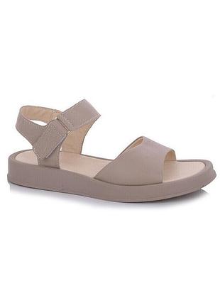 Босоніжки шкіряні