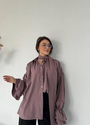 Шовкова сорочка в стилі бохо