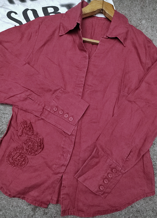 Рубашка лен