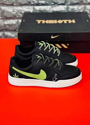 Мужские кроссовки nike air force черные кожаные кроссовки найк чоловічі кросівки nike air force