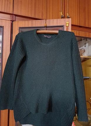 Теплаа зелена кофта