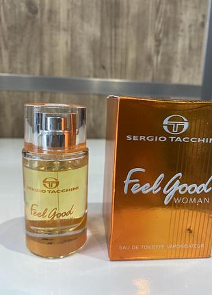 Sergio tacchini feel good woman туалетная вода 30 мл, оригинал