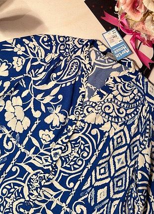 Брендова сорочка f&f, 100% віскоза, розмір 12/40 або l2 фото