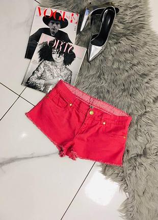 Розовые джинсовые шорты denim co