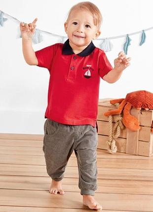 Футболка поло на хлопчика 9-12 місяців