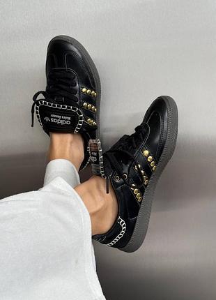 Жіночі кросівки adidas samba x wales bonner studded pack black premium