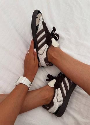 Жіночі кросівки adidas samba “cow print” premium