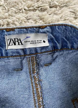 Стильные широкие джинсы багги,высокая посадка,zara,p.42ия8 фото