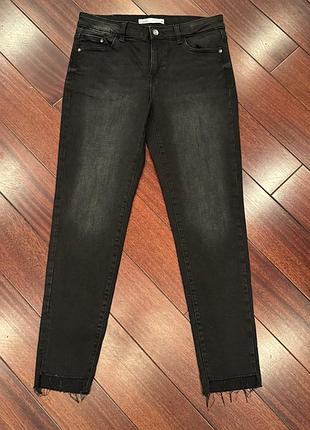 Джинсы zara 40 слим скинни прямые