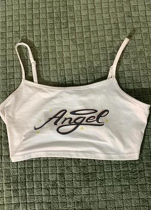 Белый топ angel