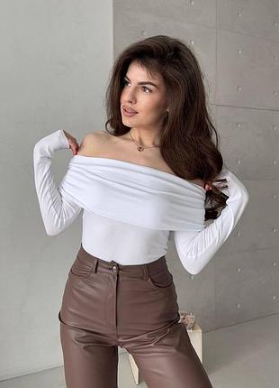 Жіночий боді з відкритими плечима,жіночий боді зі спущеними плечима,боді віскоза,боді з віспози