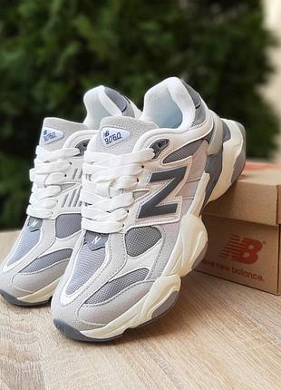 Мужские кроссовки new balance 9060 grey 49 беланс серого цвета
