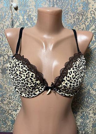 Леопардовый лифчик бюстгальтер лиф в/с80