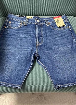 Чоловічі джинсові шорти levi’s 5014 фото