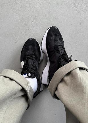 New balance 327 black/white 10