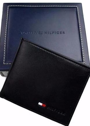 Мужской кошелек tommy hilfiger с отделением для мелочи. оригинал