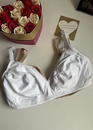 Новий бавовняний бюстгальтер мʼякий без кісточок 💙💛