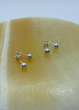 Срібні сережки пусети 925 проба
